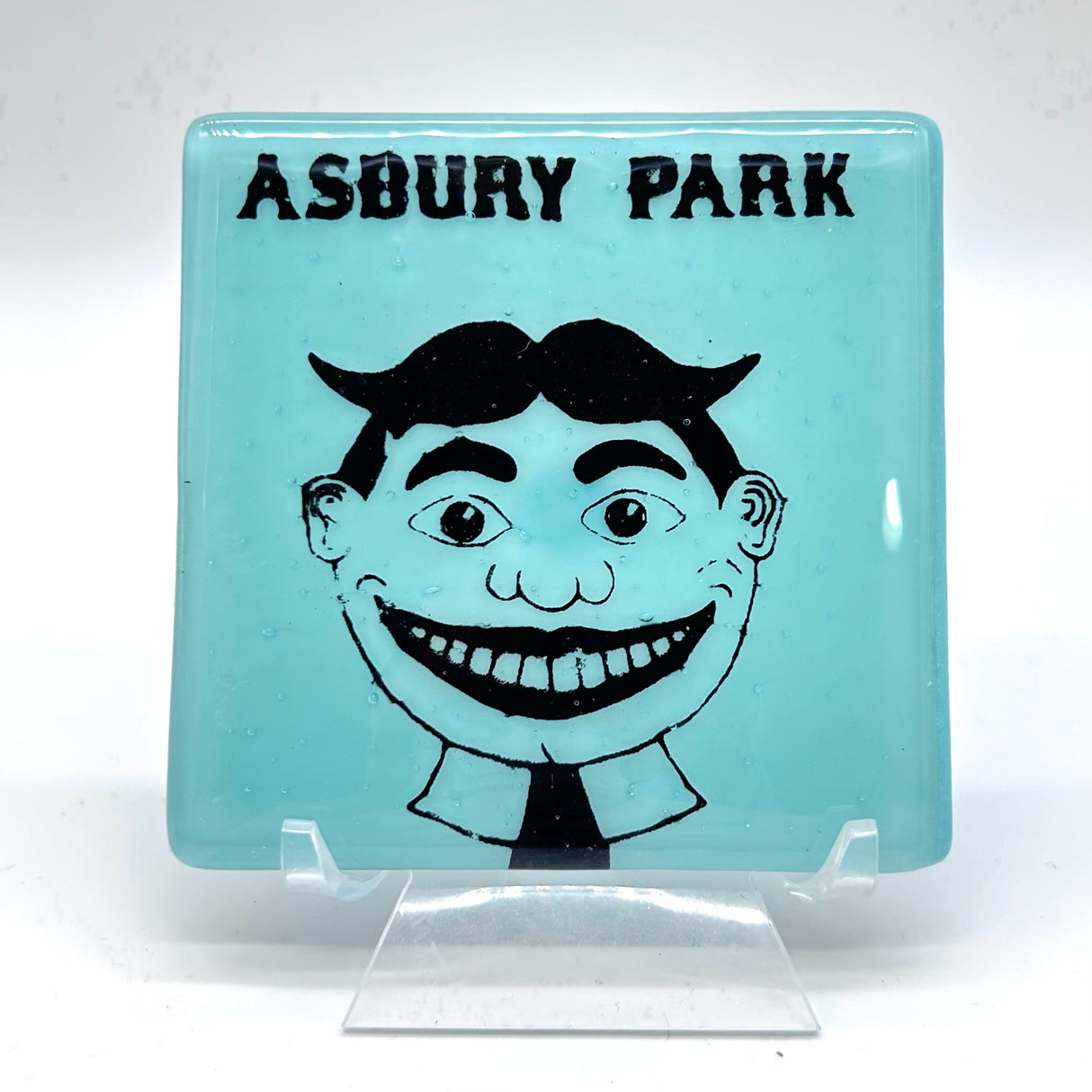 New Jersey Tillie from Asbury Park 4" Single Coaster (or 4.5" Catch-all Dish) - made to order