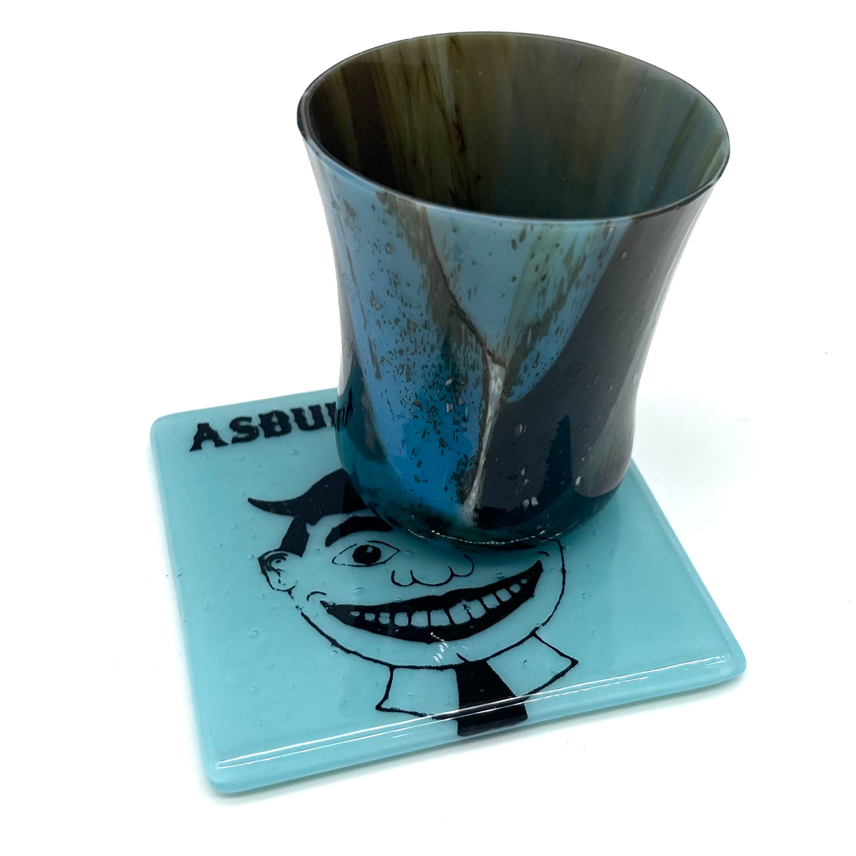New Jersey Tillie from Asbury Park 4" Single Coaster (or 4.5" Catch-all Dish) - made to order
