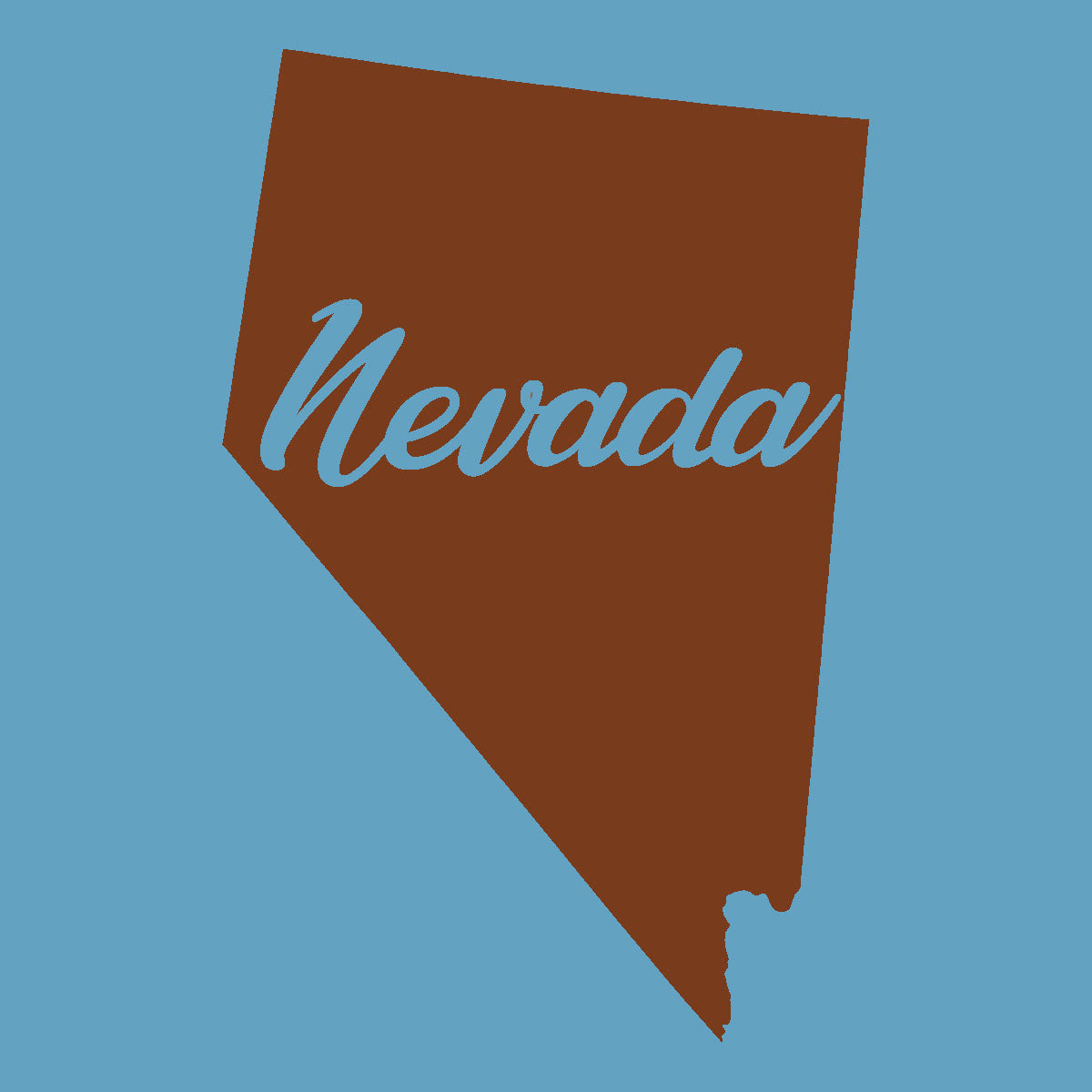 US States Fused Glass 4" Single Coaster - Rainbow Pride or Single Color Background - made to order