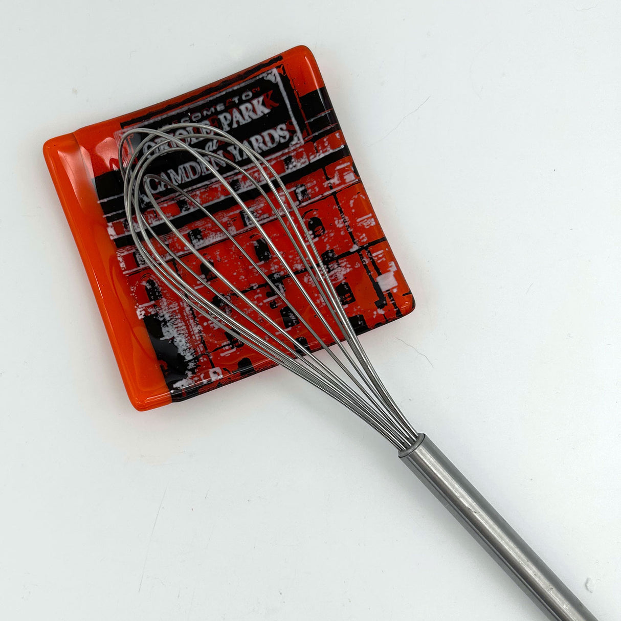 Baltimore Camden Yards 4.5" Handmade Fused Glass Catch-all Dish - made to order