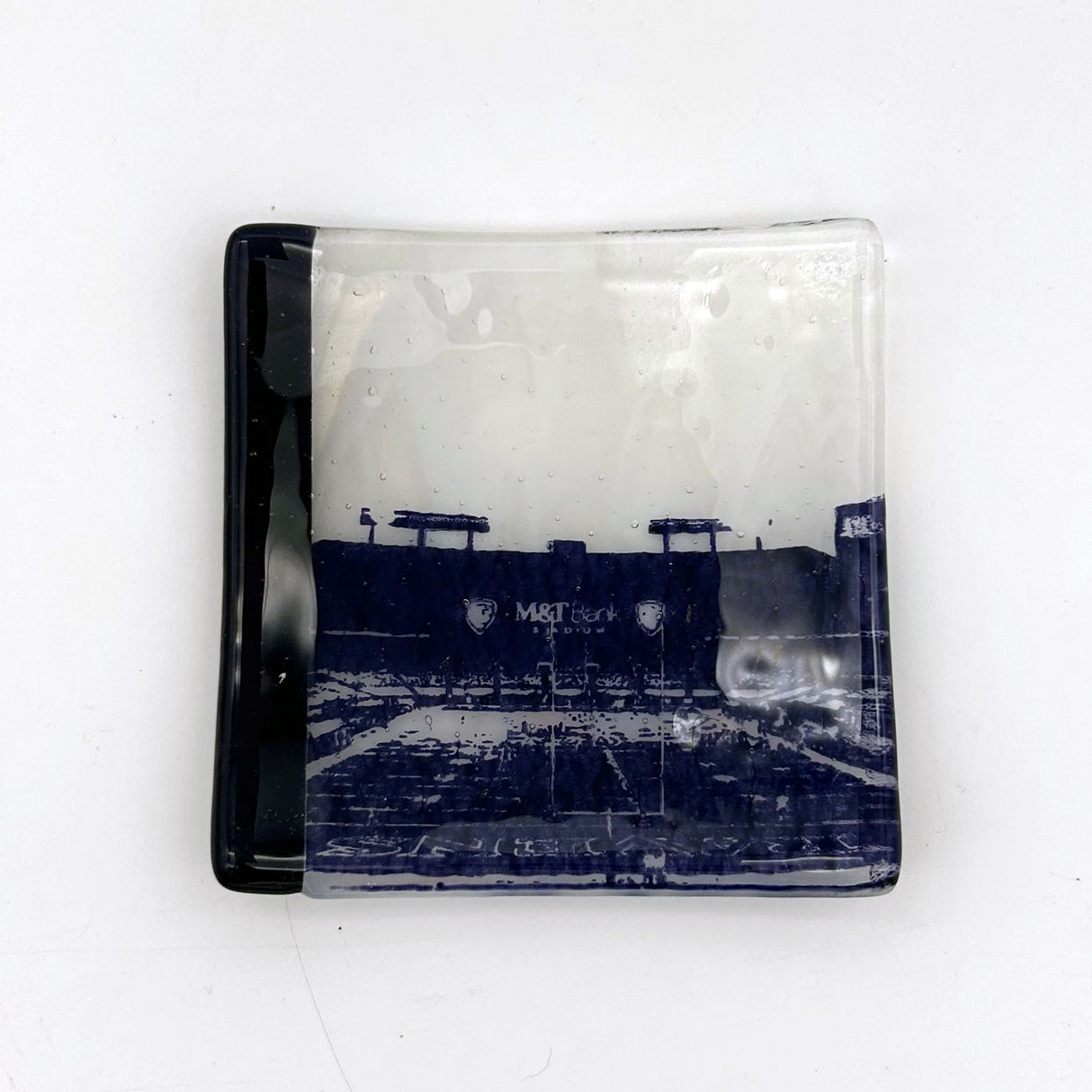 Baltimore M&T Stadium 4.5" Handmade Fused Glass Catch-all Dish - made to order