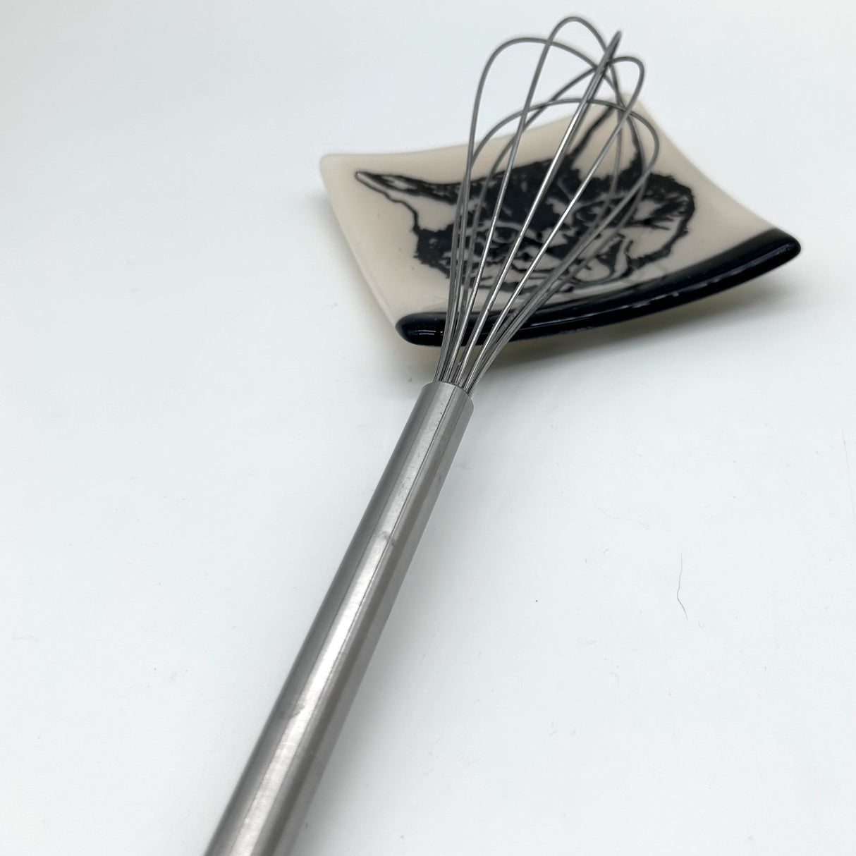 Kitty 4.5" Handmade Fused Glass Catch-all Dish