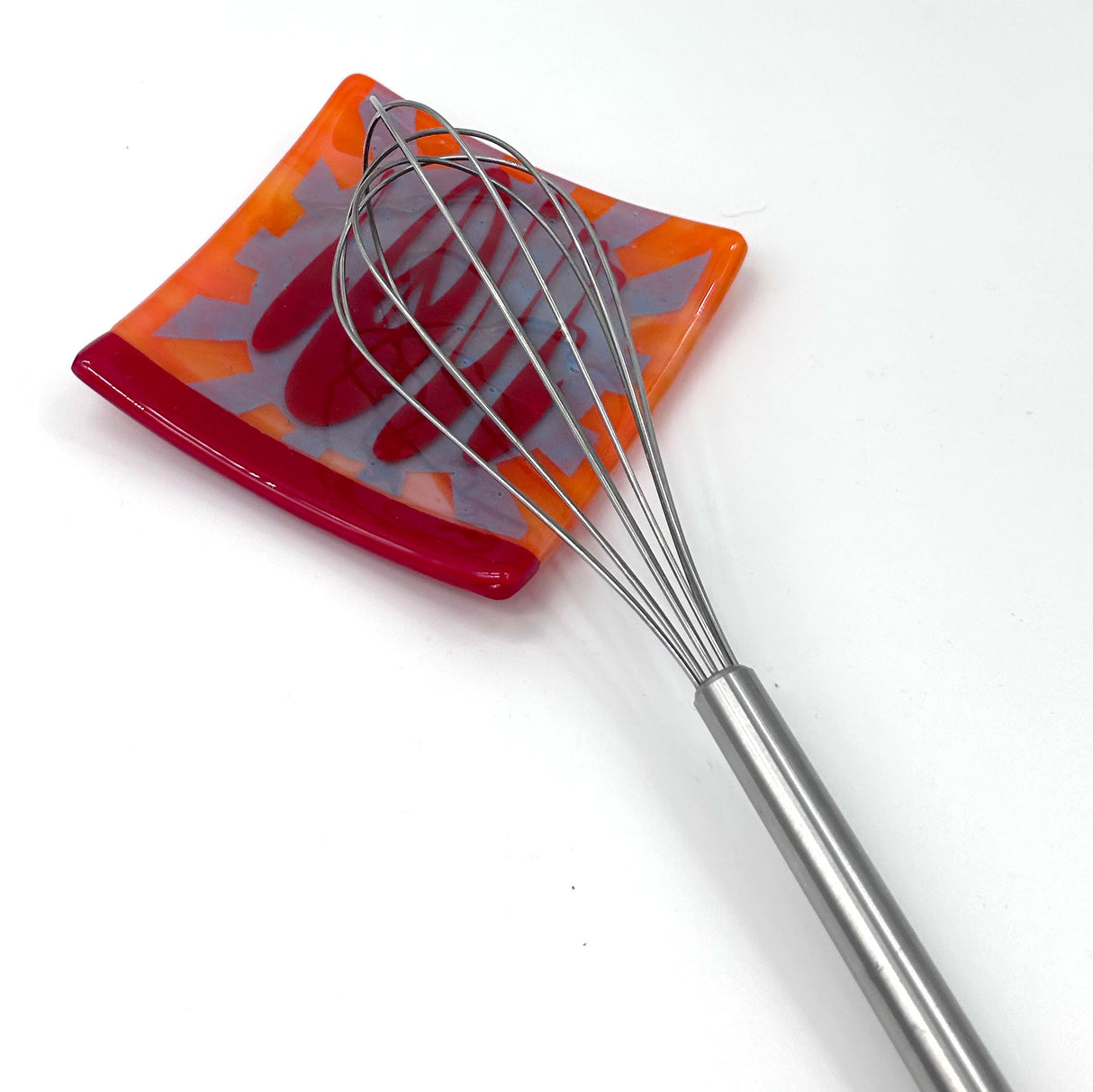 Peace Love 4.5" Handmade Fused Glass Catch-all Dish