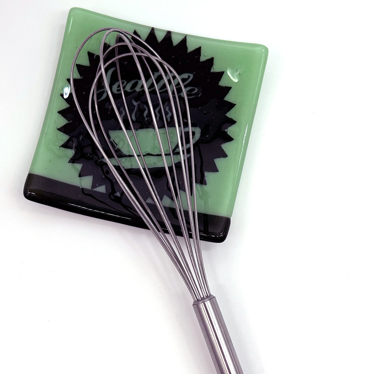 Seattle Coffee Fused Glass Catch-all Dish - made to order