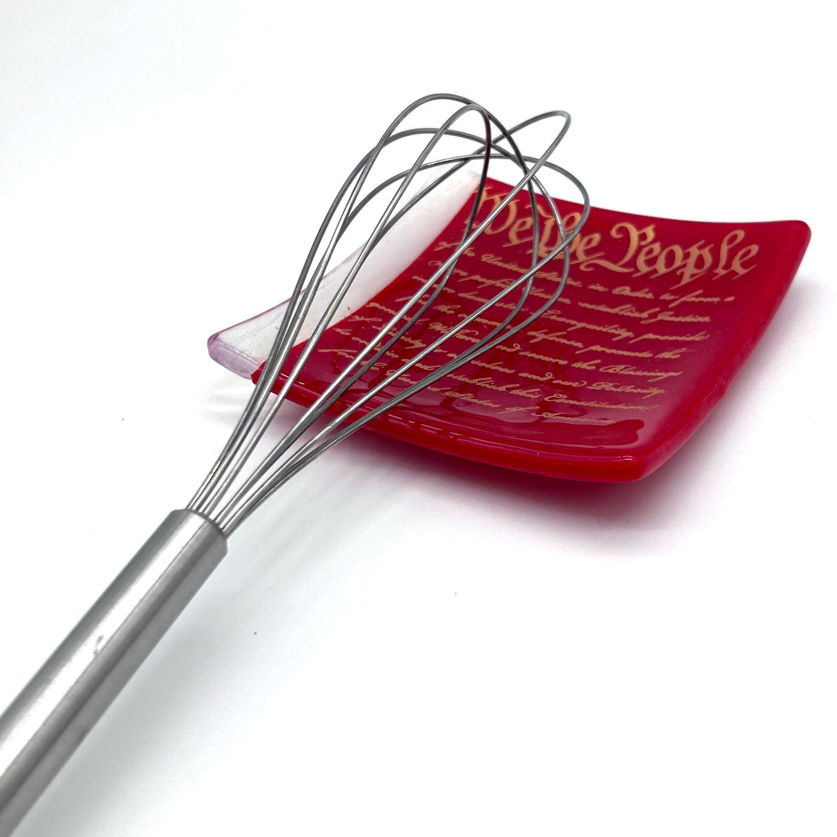 We The People Handmade 4.5" Handmade Fused Glass Catch-all Dish