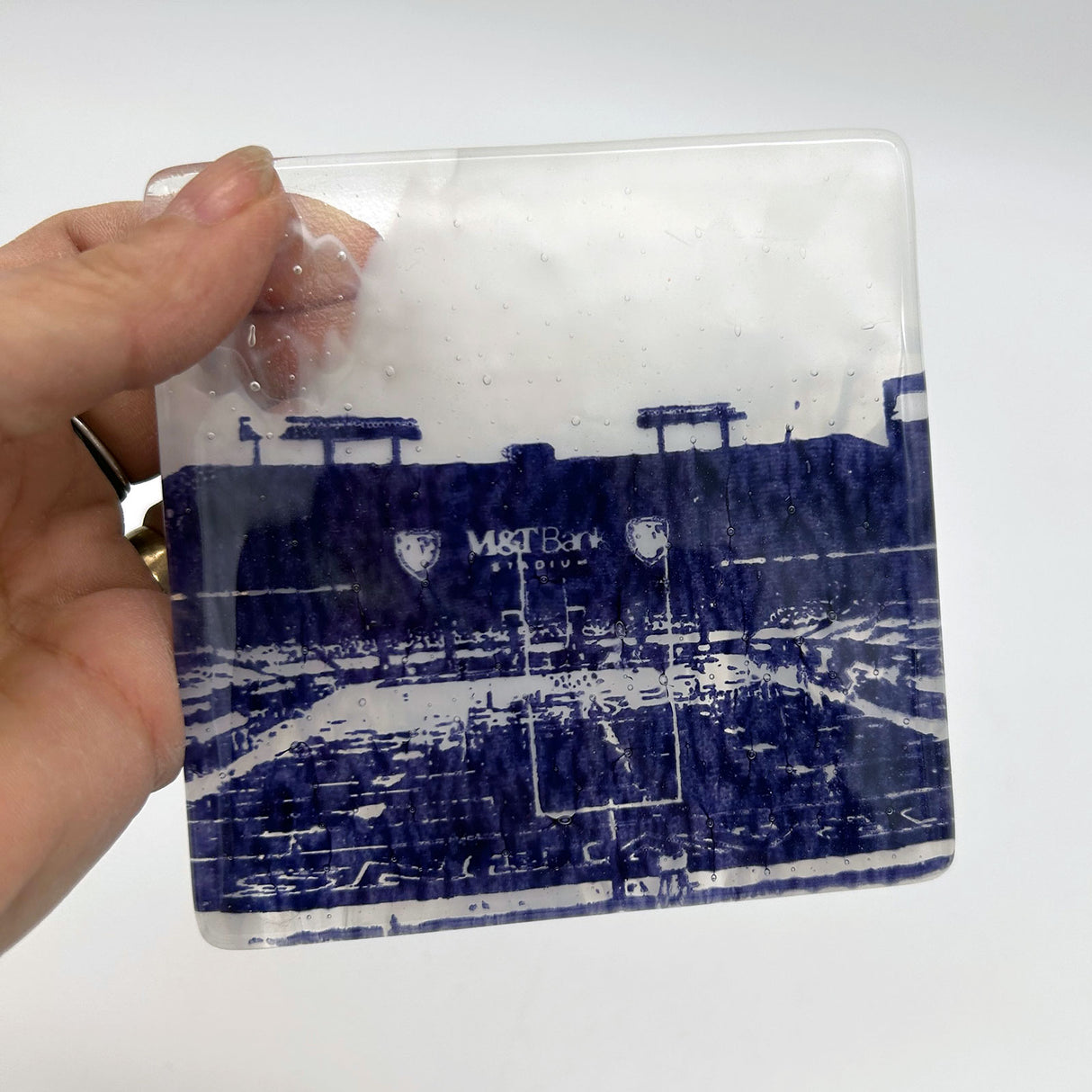 Baltimore M&T Bank Stadium Fused Glass 4" Single Coaster