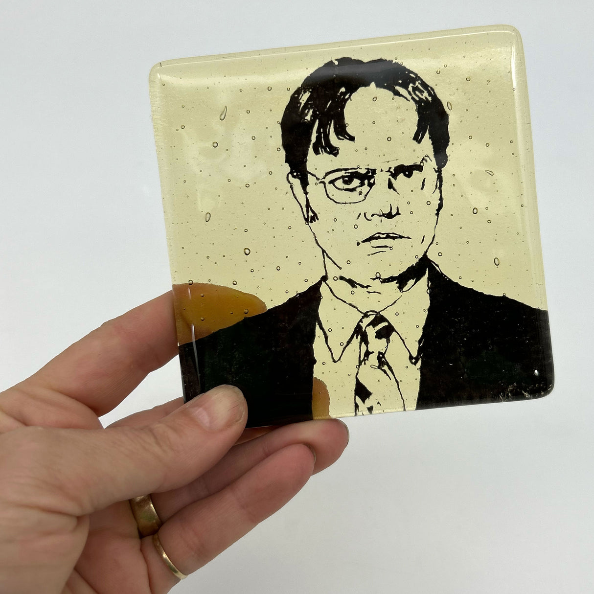 The Office - Dwight Schrute Actor Rainn Wilson Single Coaster - discontinued