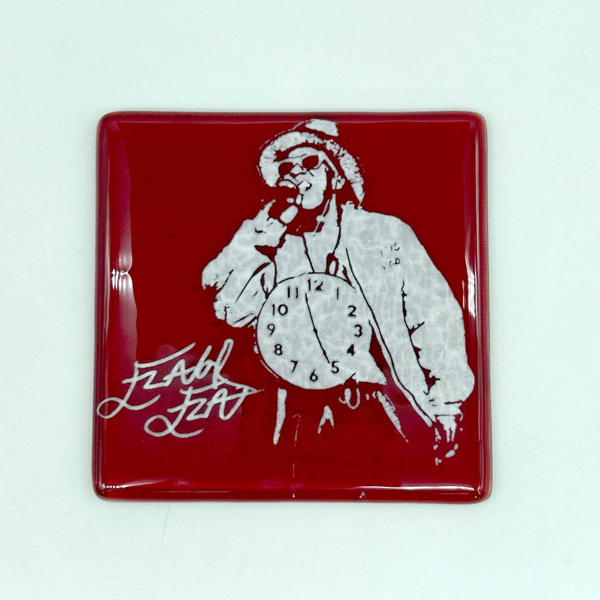 Flavor Flav Fused Glass 4" Single Coaster