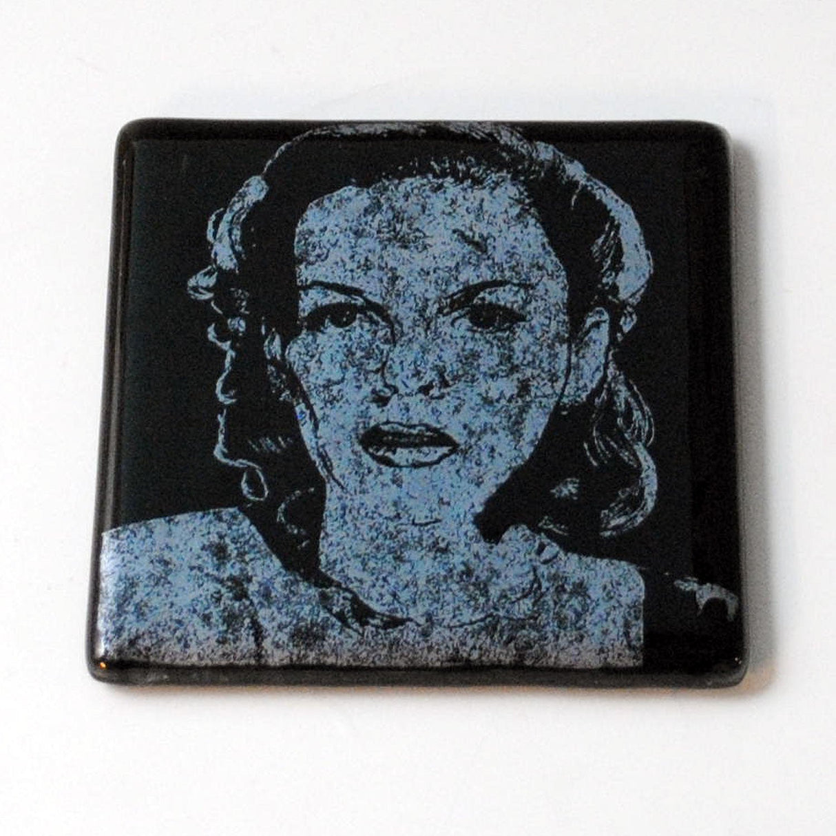 Judy Garland Fused Glass 4" Single Coaster