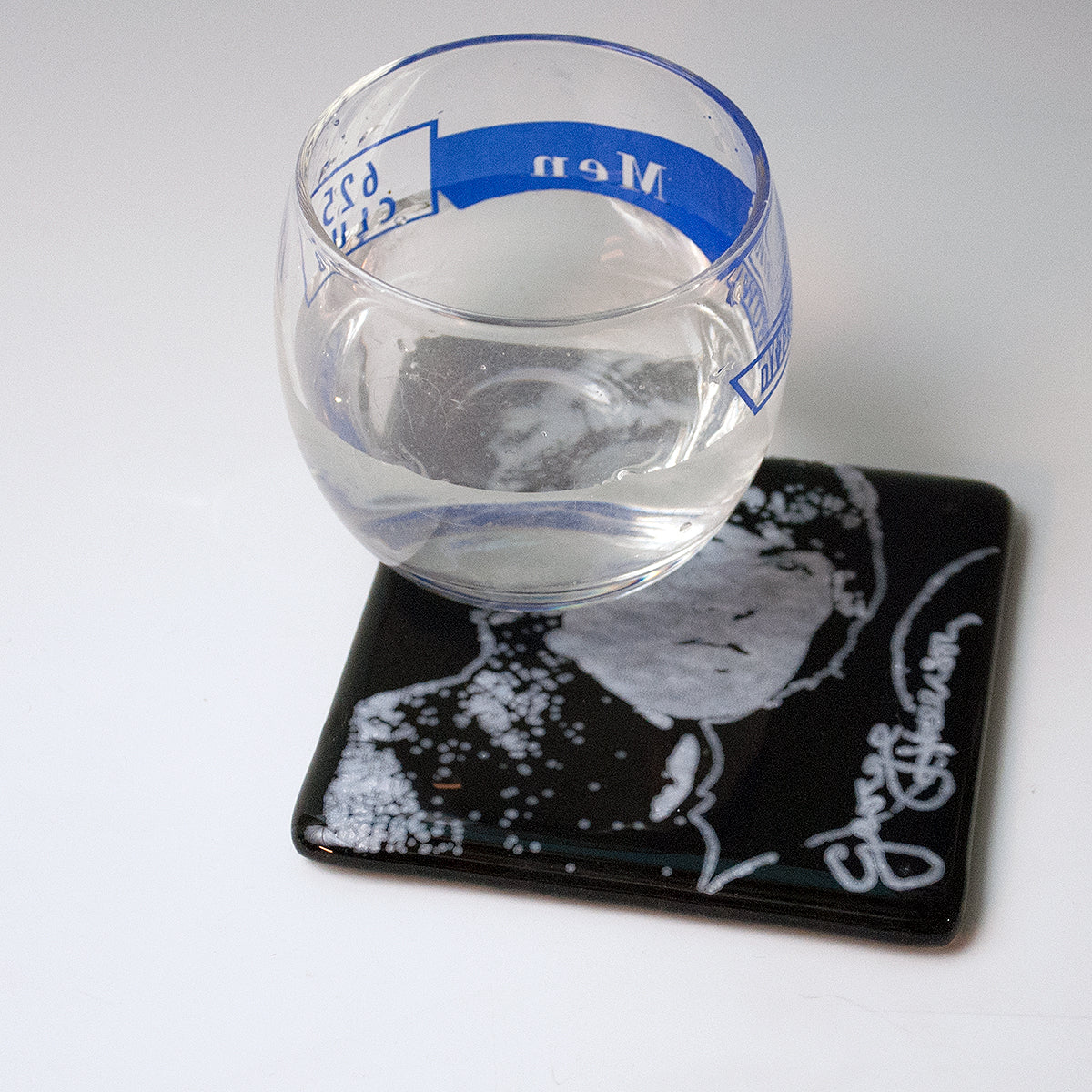 George Harrison Fused Glass 4" Single Coaster