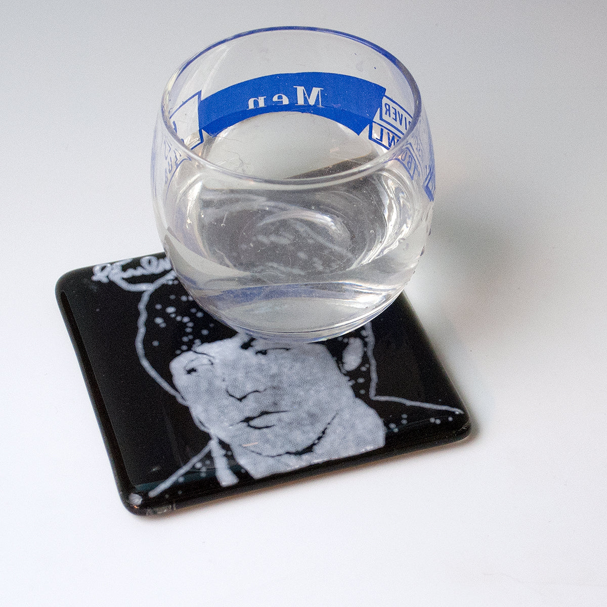 Paul McCartney Fused Glass 4" Single Coaster