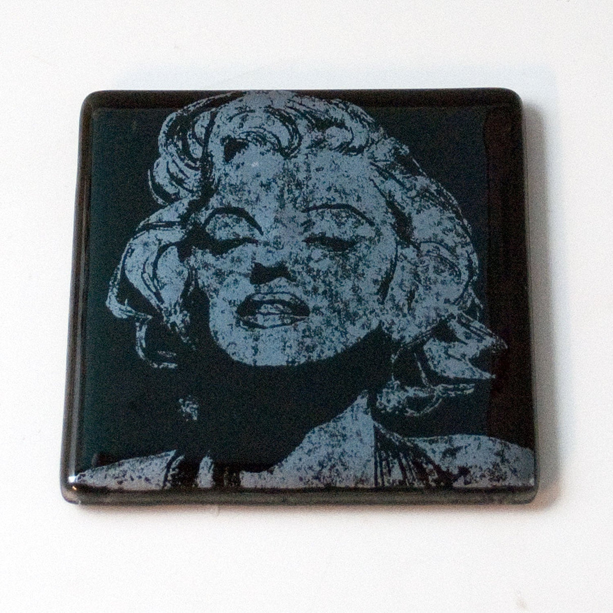 Marilyn Monroe Fused Glass 4" Single Coaster