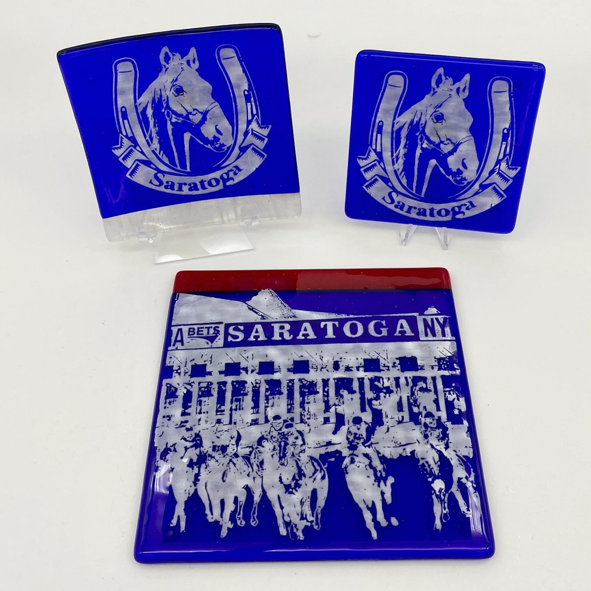 Custom Fused Glass 6" Trivet