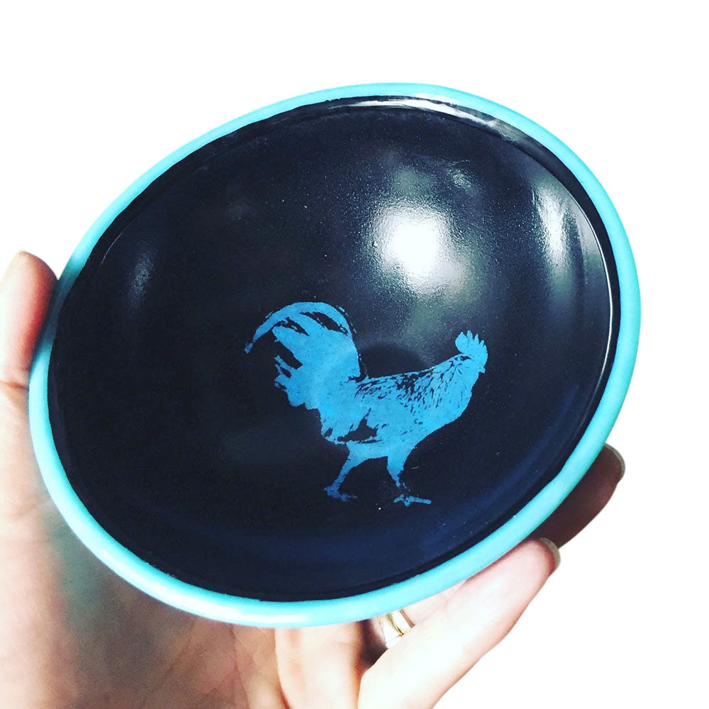 Custom Fused Glass 5" Small Bowl