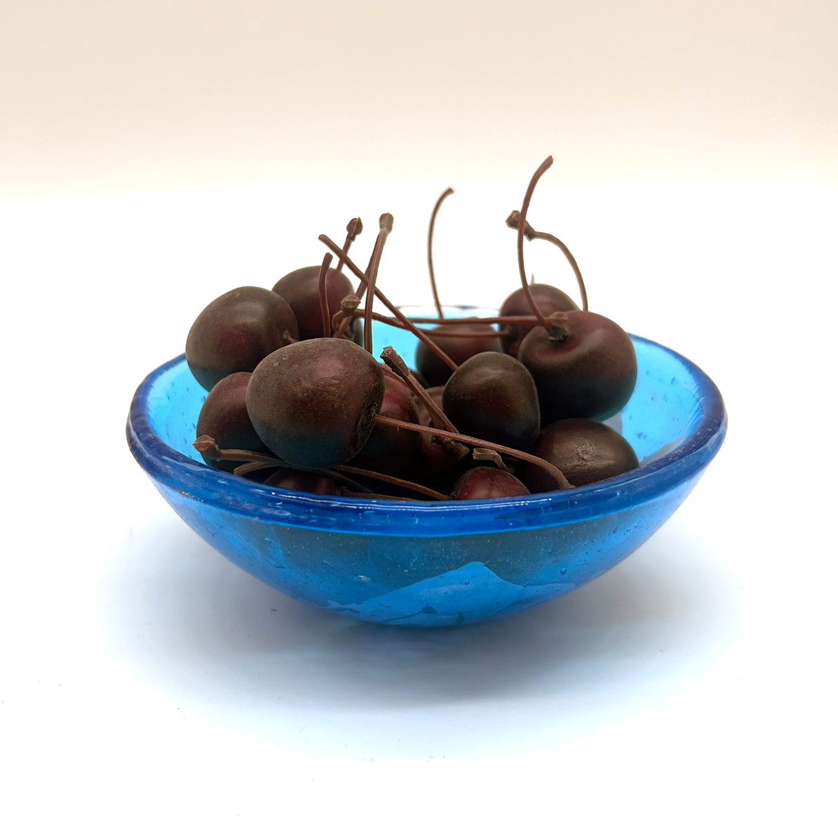 Cherry Blossom Fused Glass 5" Small Bowl