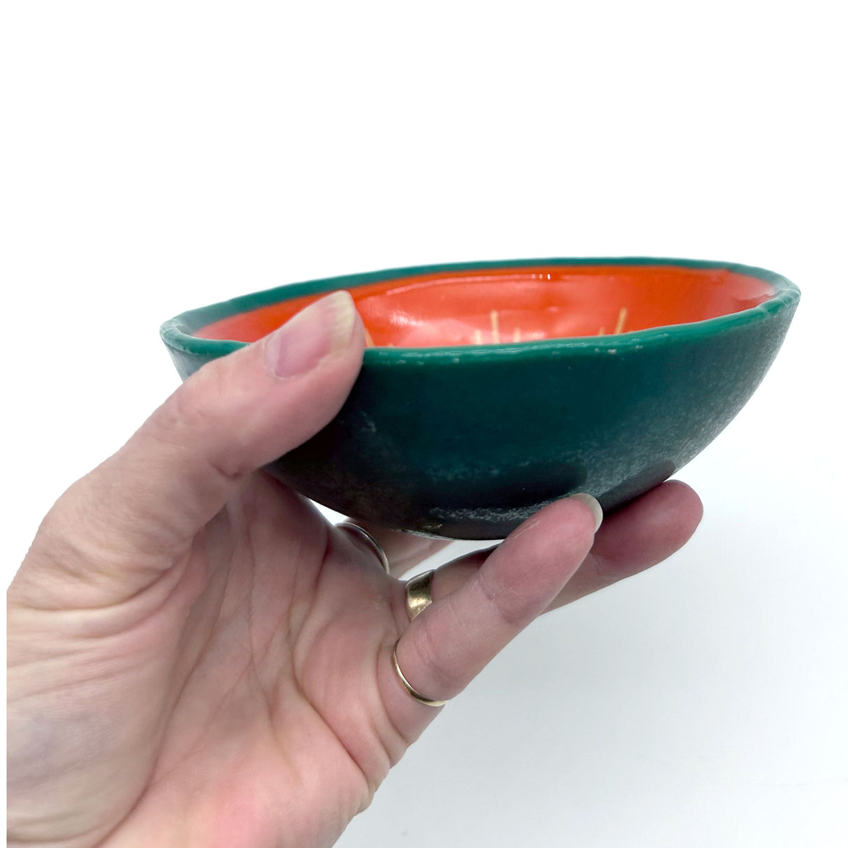 Sacred Heart Fused Glass 5" Small Bowl