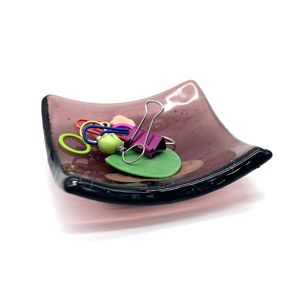 Buddha Handmade 2.75" Fused Glass Small Dish