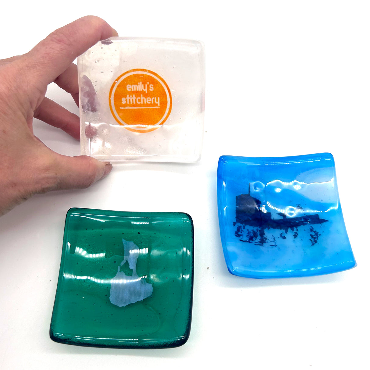 Custom Fused Glass 2.75" Small Dish