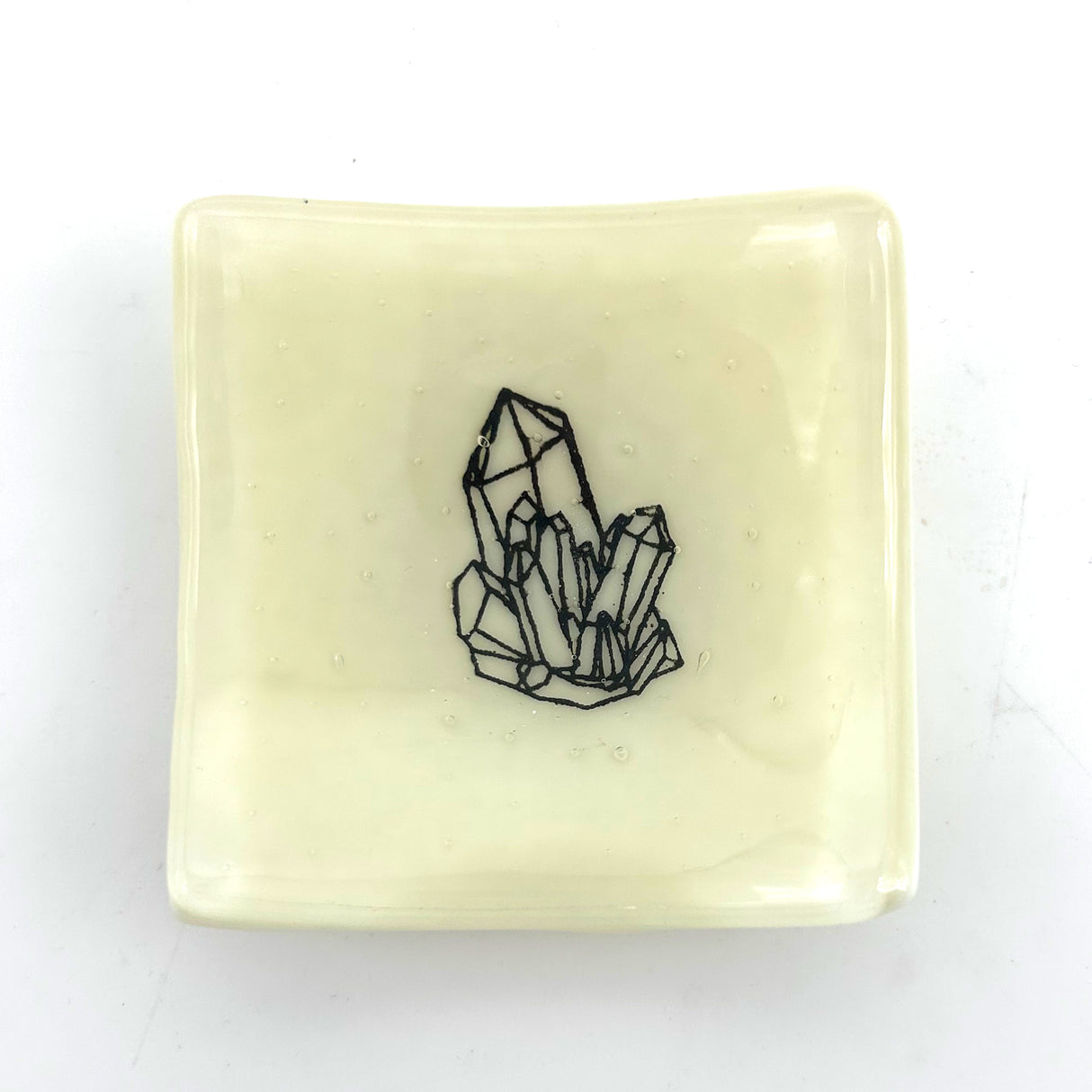 Crystals Handmade 2.75" Fused Glass Small Dish