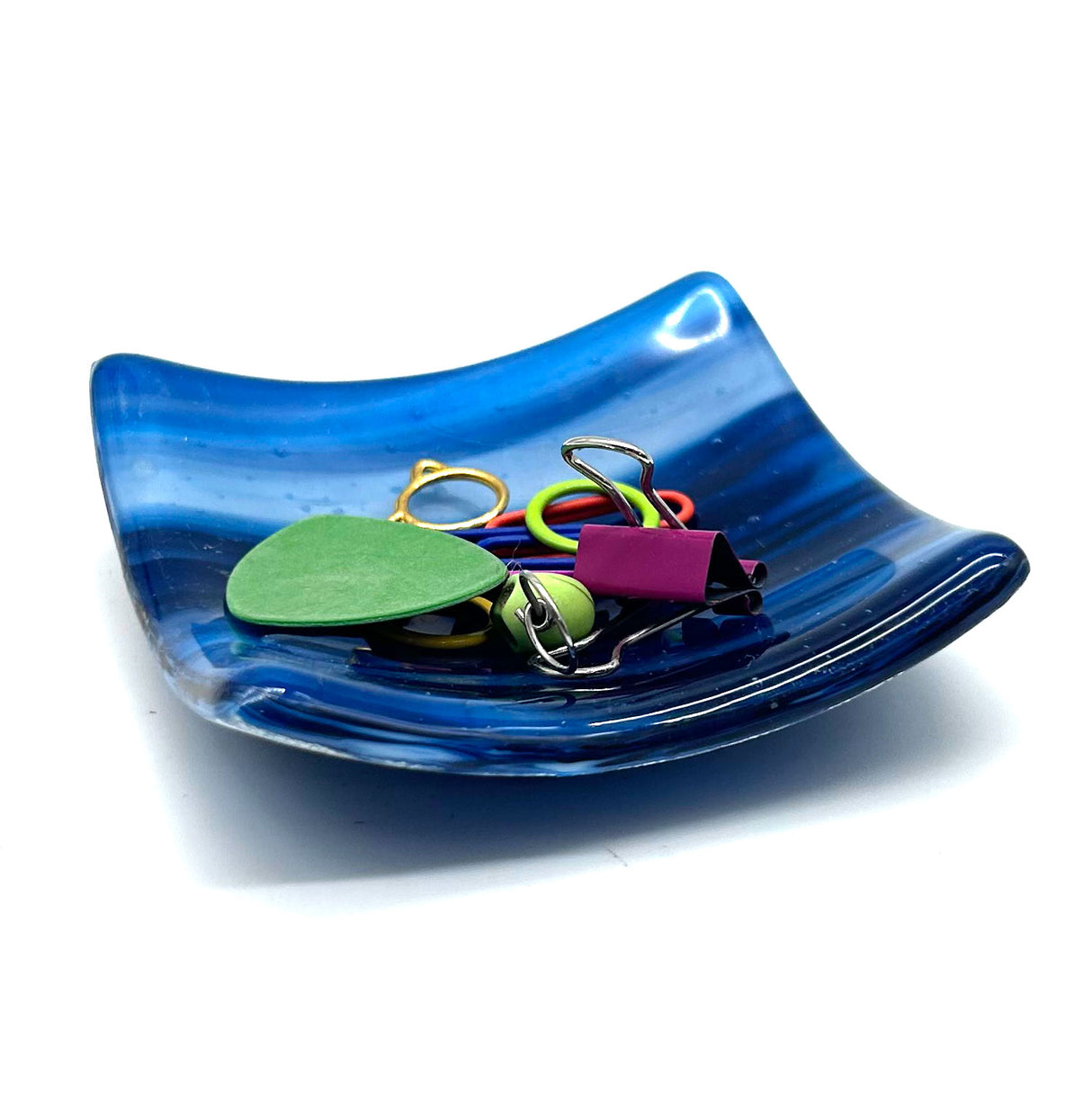 Lobster Handmade 2.75" Fused Glass Small Dish