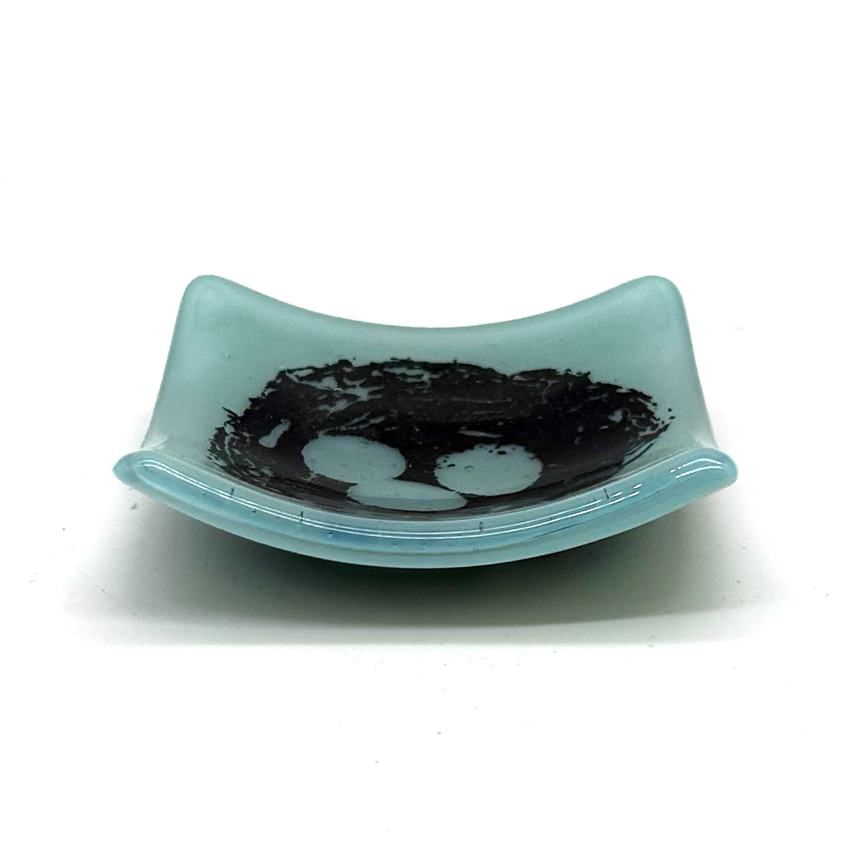 Bird's Nest 2.75" Fused Glass Small Dish