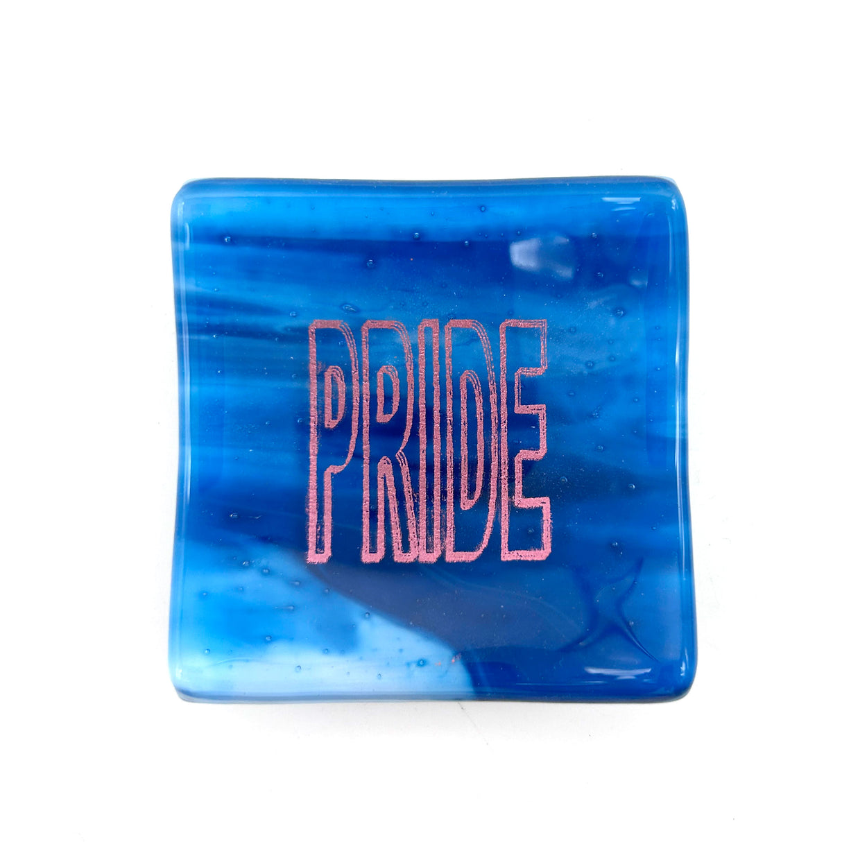 PRIDE Handmade 2.75" Fused Glass Small Dish