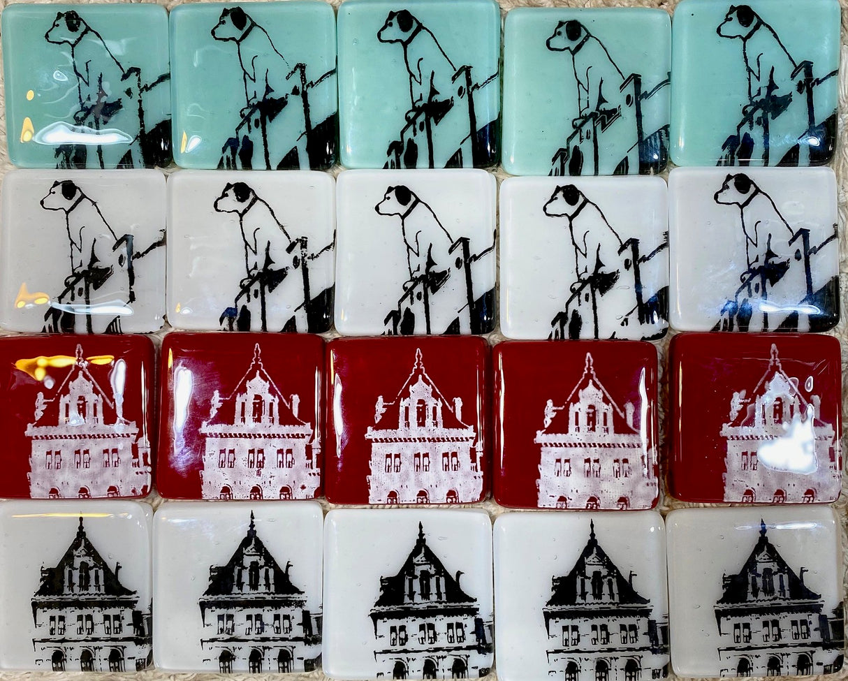 Custom Fused Glass 1.75" Magnet