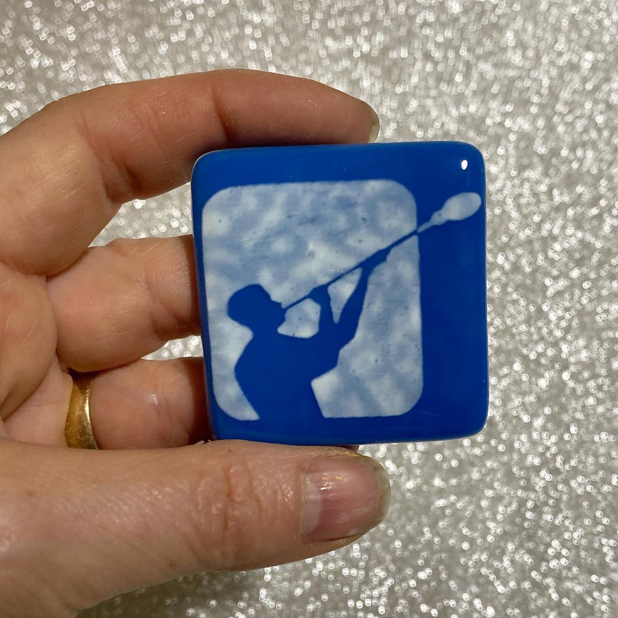 Custom Fused Glass 1.75" Magnet