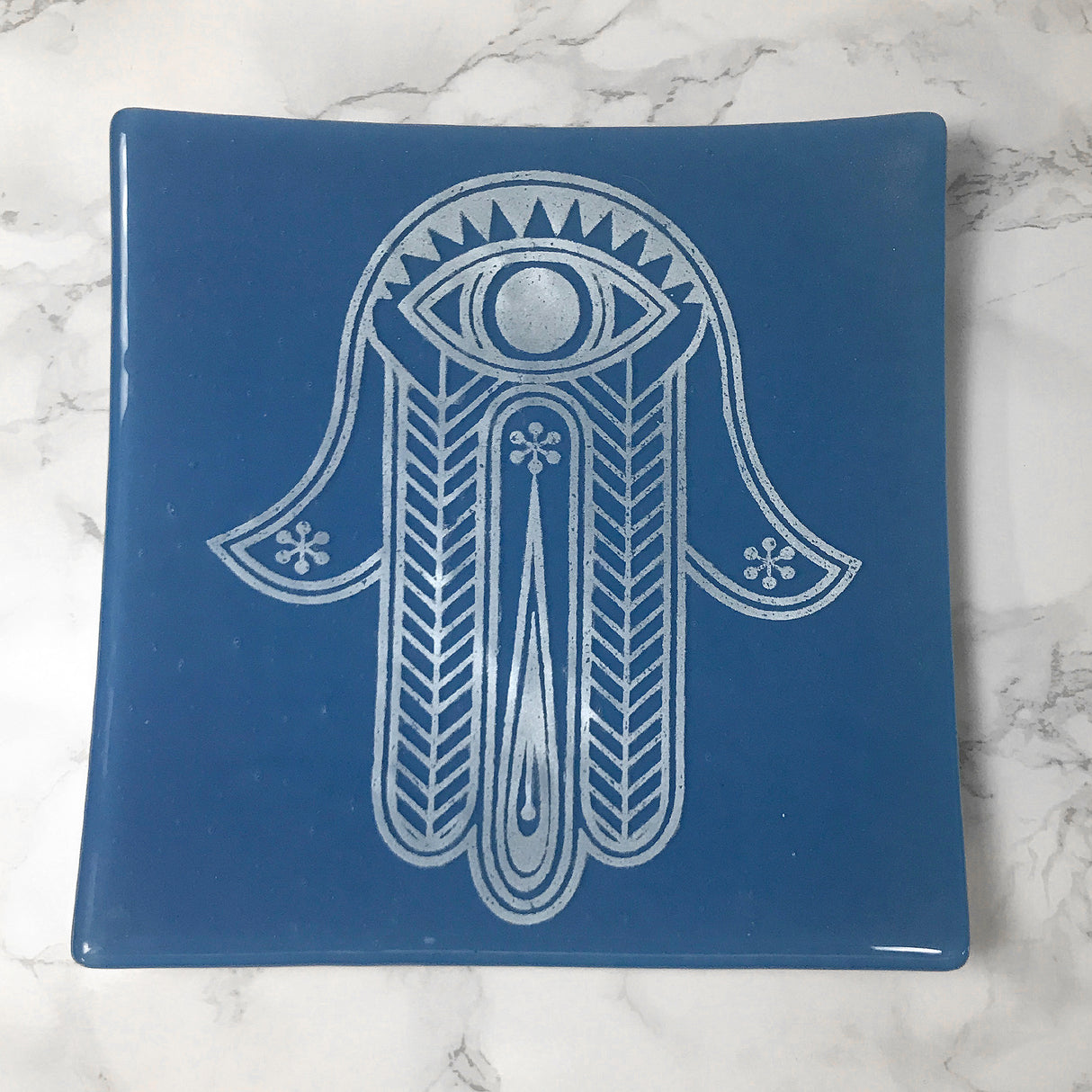 Hamsa 8" Slumped Platter