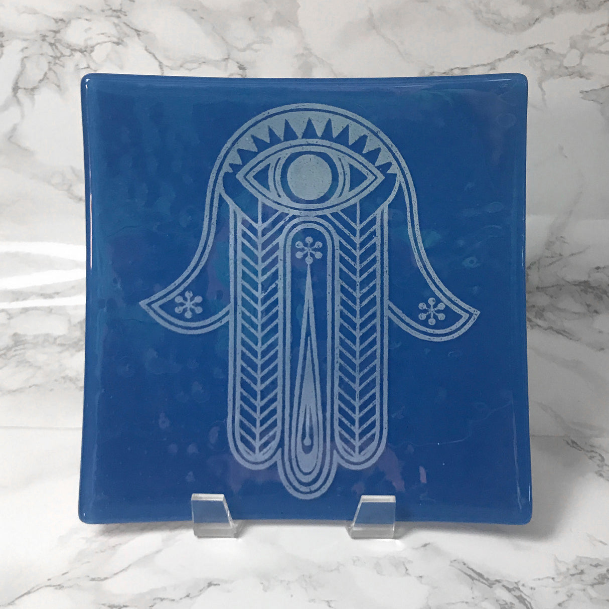 Hamsa 8" Slumped Platter
