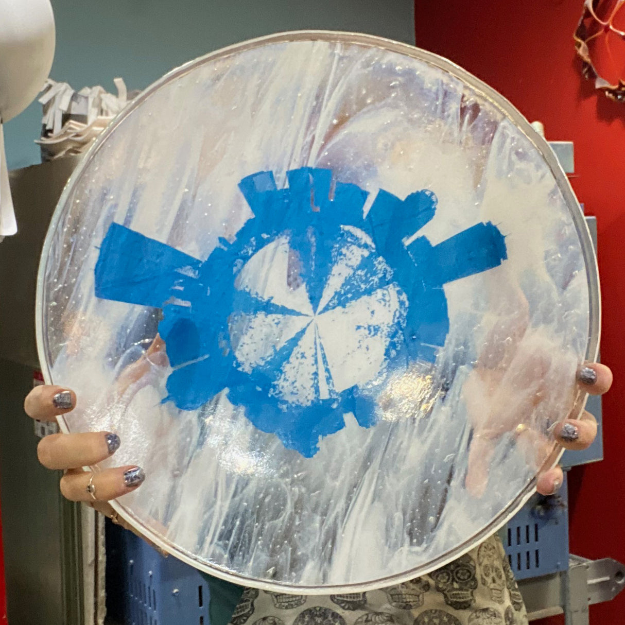 Custom Large City Skyline Bowl Made to Order