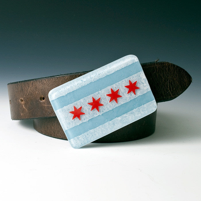 Chicago Flag Buckle