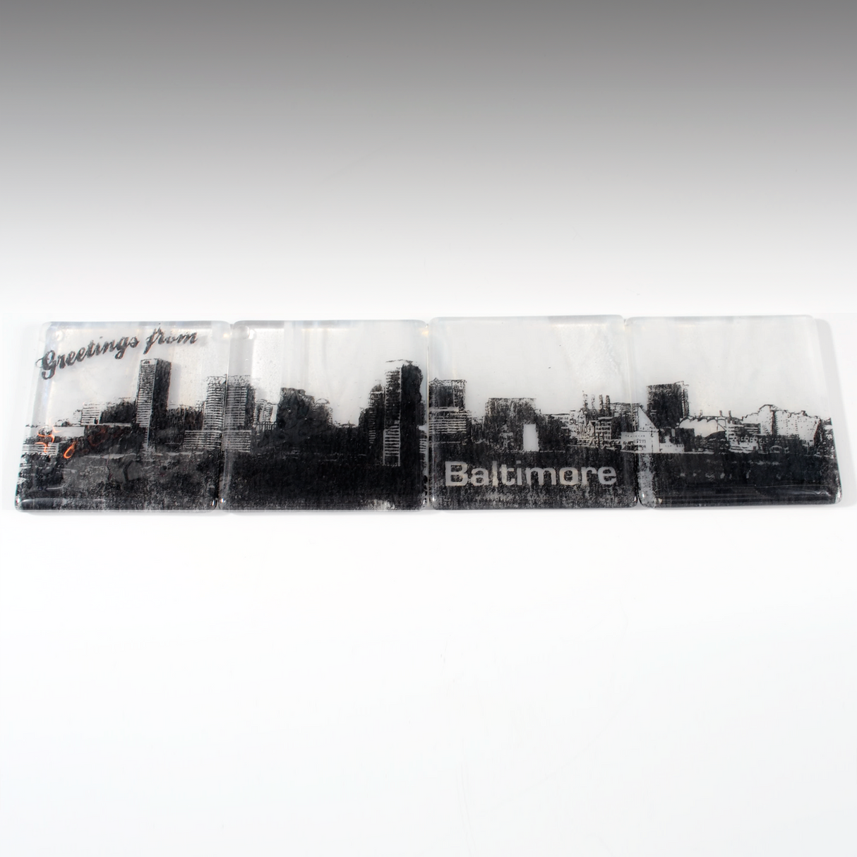 Baltimore Skyline Coaster 4-Pack MADE TO ORDER