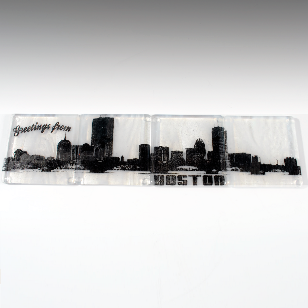 Boston Skyline Coaster 4-Pack MADE TO ORDER