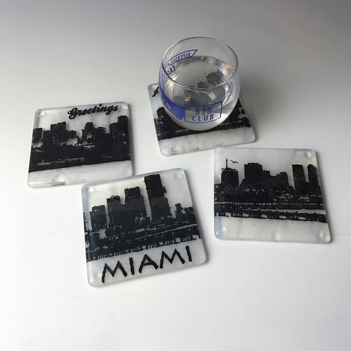 Miami Skyline Coaster 4-Pack MADE TO ORDER