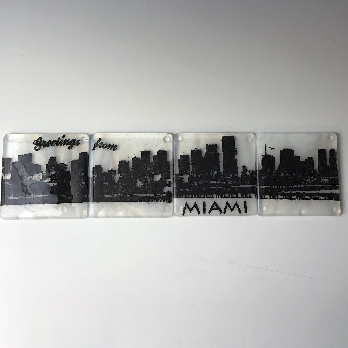 Miami Skyline Coaster 4-Pack MADE TO ORDER
