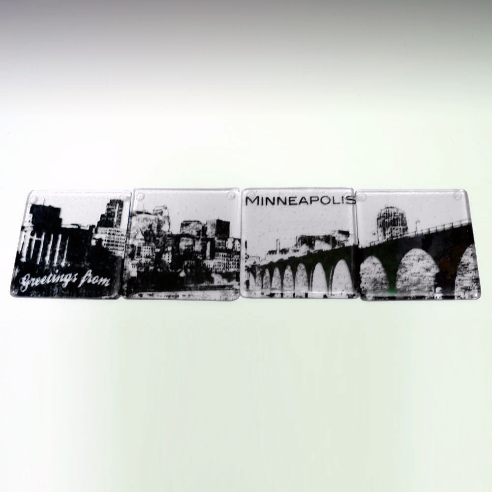 Minneapolis Skyline Coaster 4-Pack MADE TO ORDER