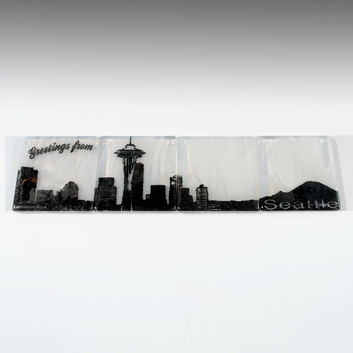 Seattle Skyline Coaster 4-Pack MADE TO ORDER