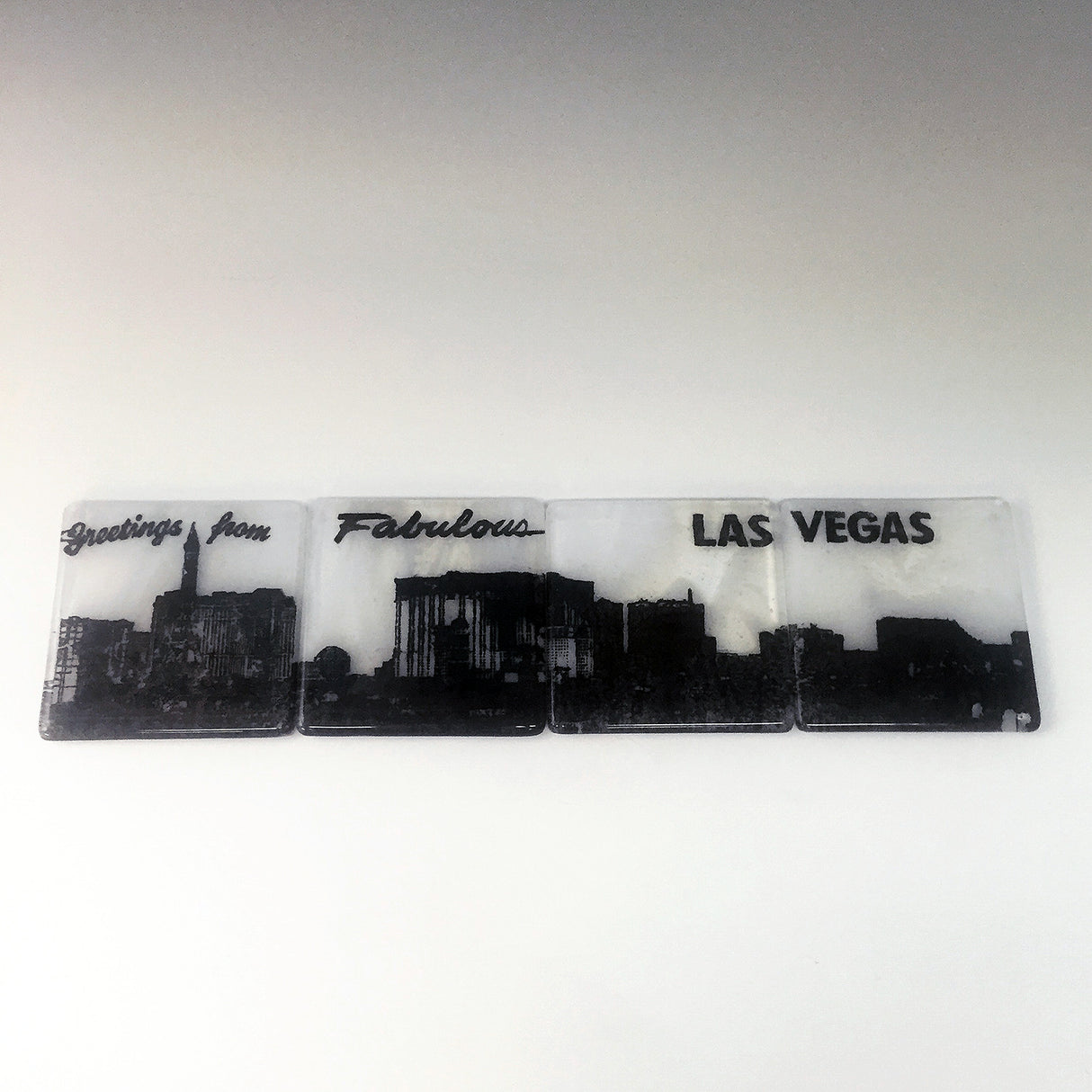 Las Vegas Skyline Coaster 4-Pack MADE TO ORDER