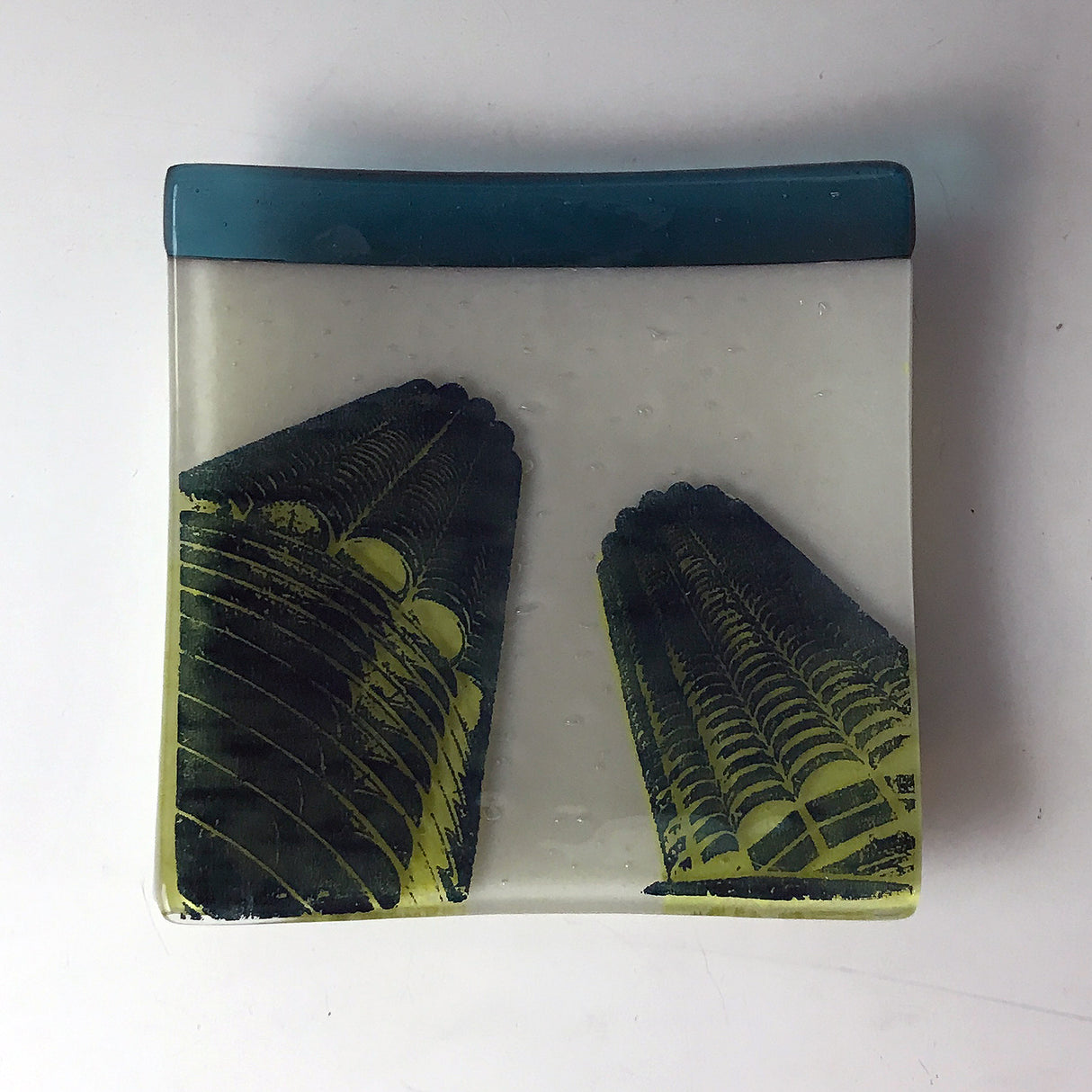 Chicago Marina City 4.5" Handmade Fused Glass Catch-all Dish
