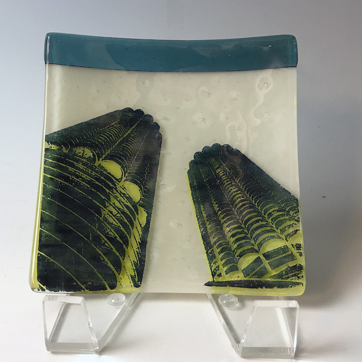 Chicago Marina City 4.5" Handmade Fused Glass Catch-all Dish