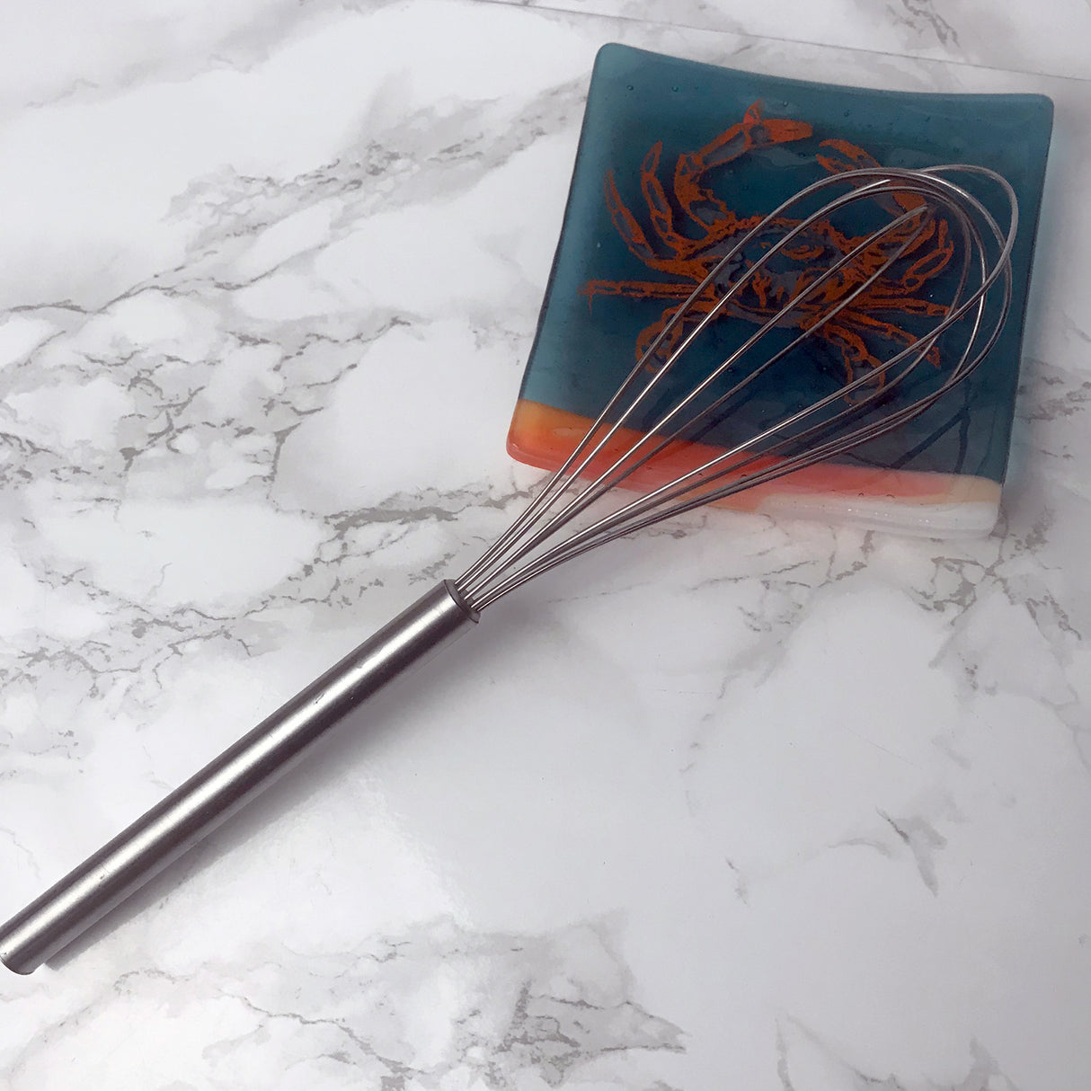 Maryland Crab 4.5" Handmade Fused Glass Catch-all Dish - made to order