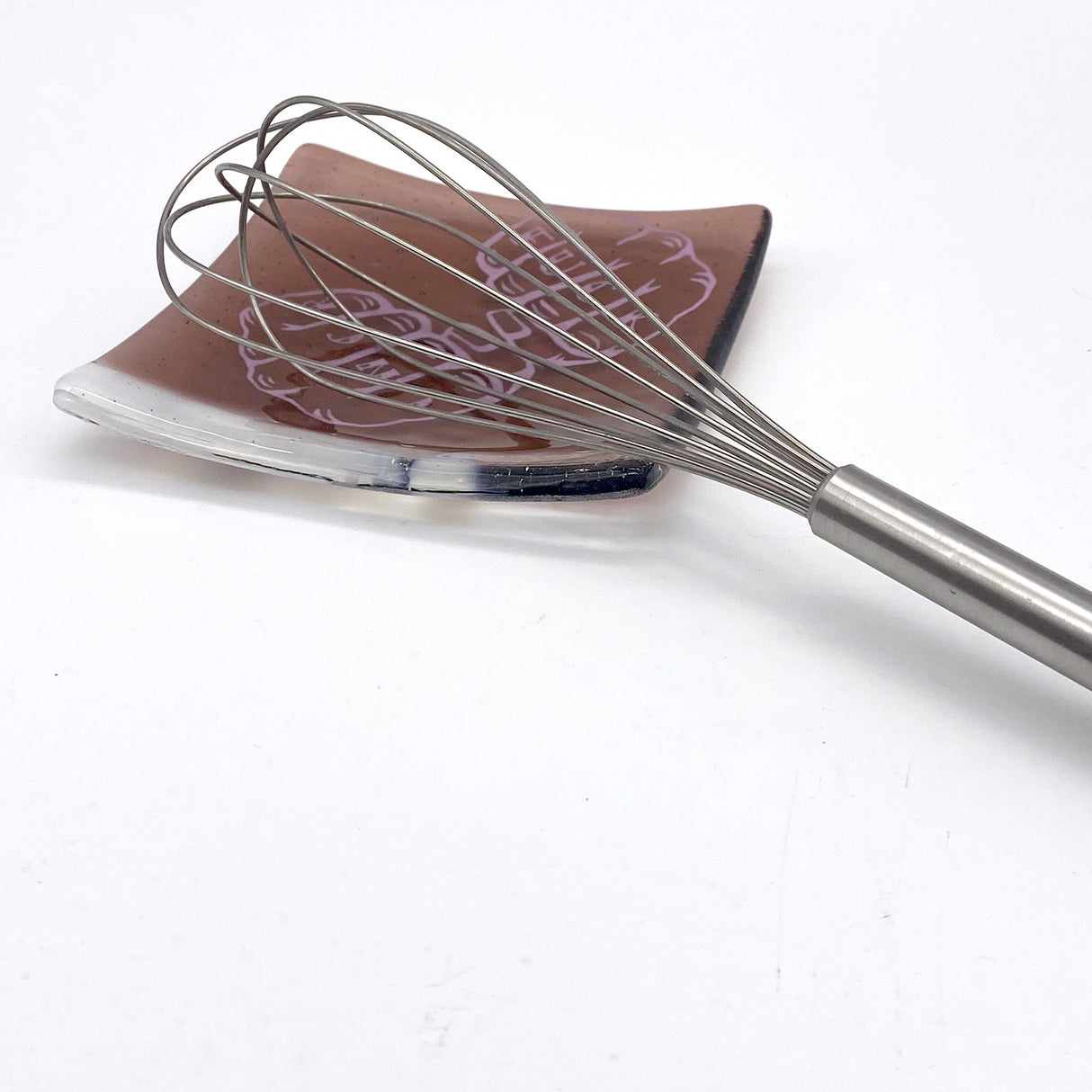 Fuck Cancer 4.5" Handmade Fused Glass Catch-all Dish