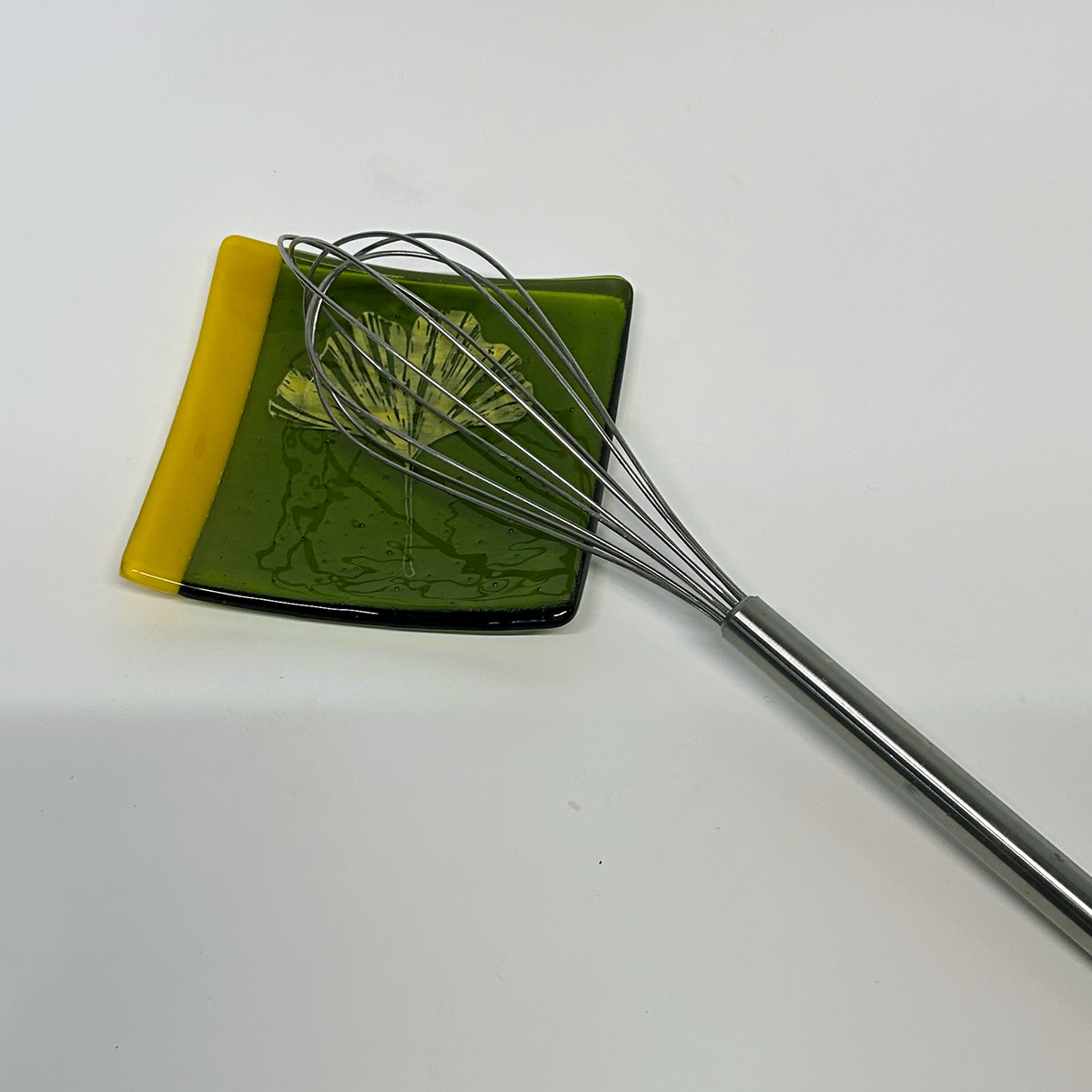 Gingko Leaves 4.5" Handmade Fused Glass Catch-all Dish