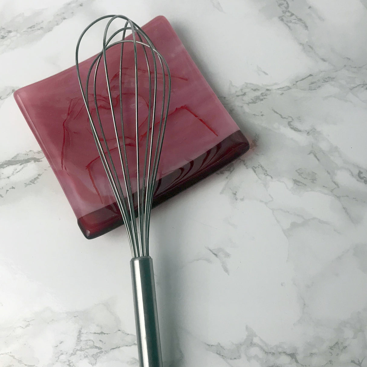 Heart Hands 4.5" Handmade Fused Glass Catch-all Dish (discontinued color)