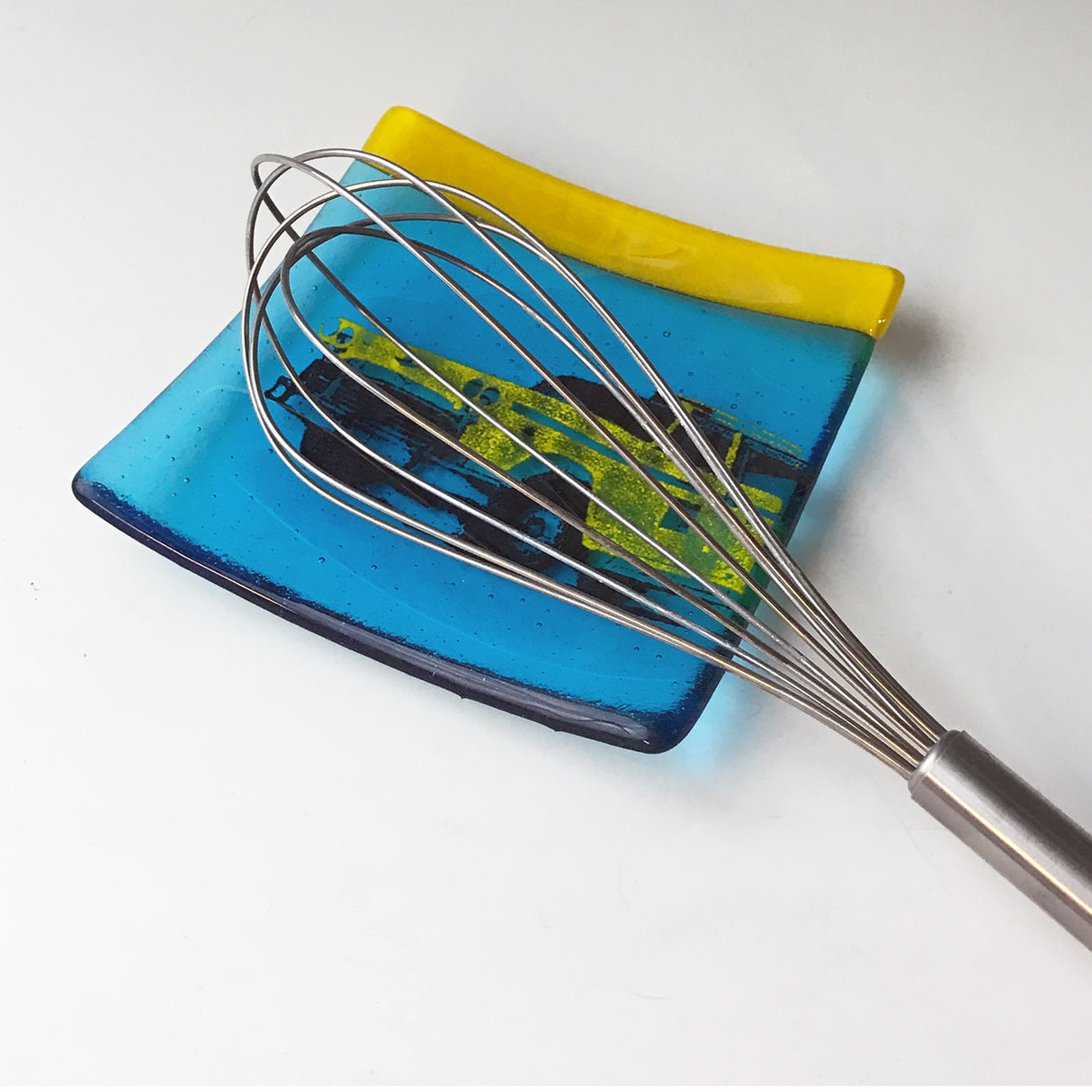 New York City Taxicab 4.5" Handmade Fused Glass Catch-all Dish - made to order