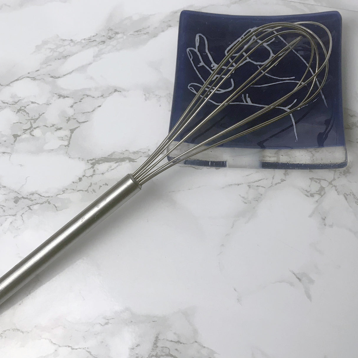 Om 4.5" Handmade Fused Glass Catch-all Dish