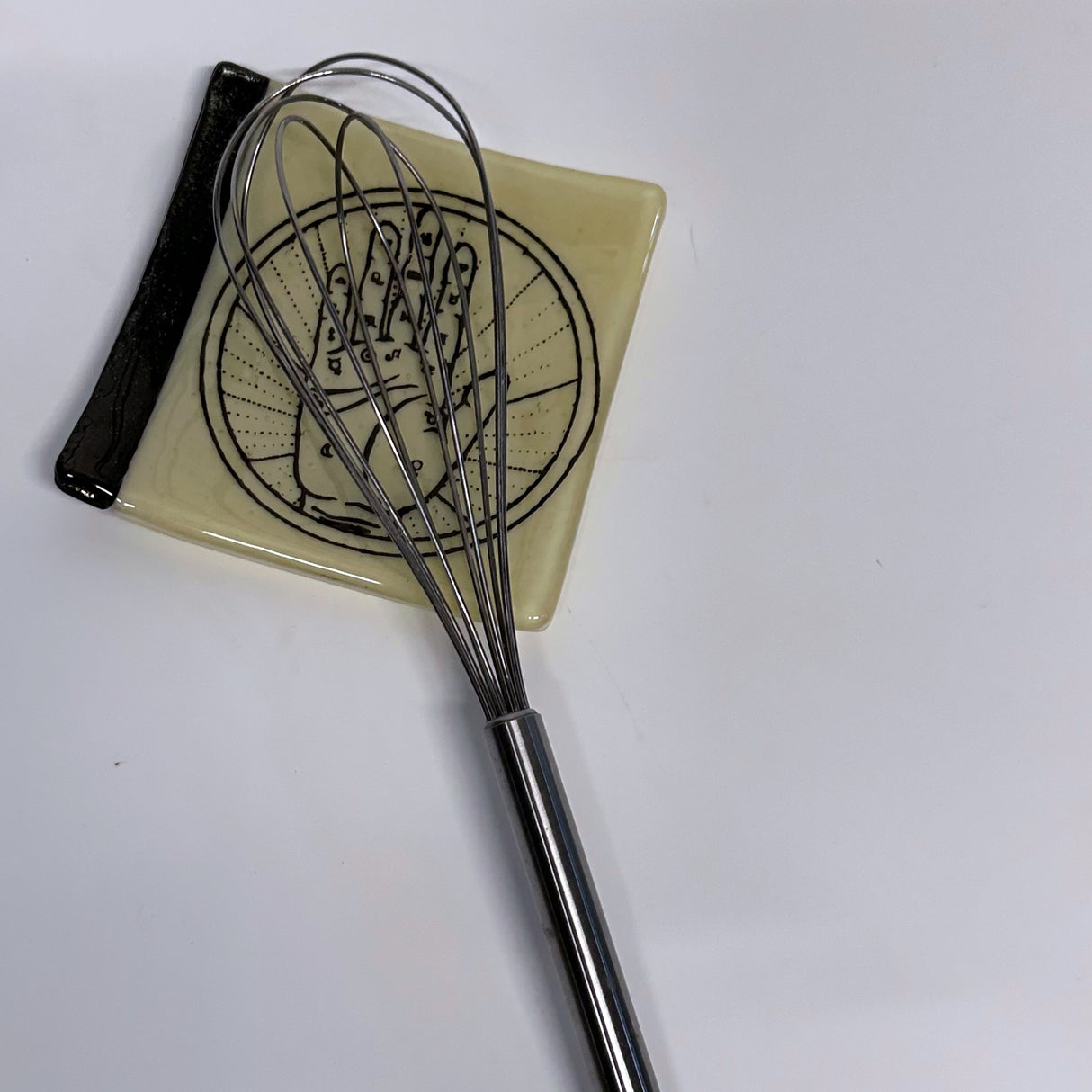 Palmistry 4.5" Handmade Fused Glass Catch-all Dish