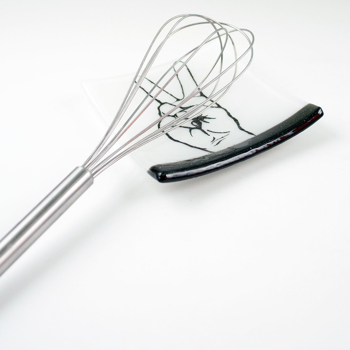 Peace Sign 4.5" Handmade Fused Glass Catch-all Dish