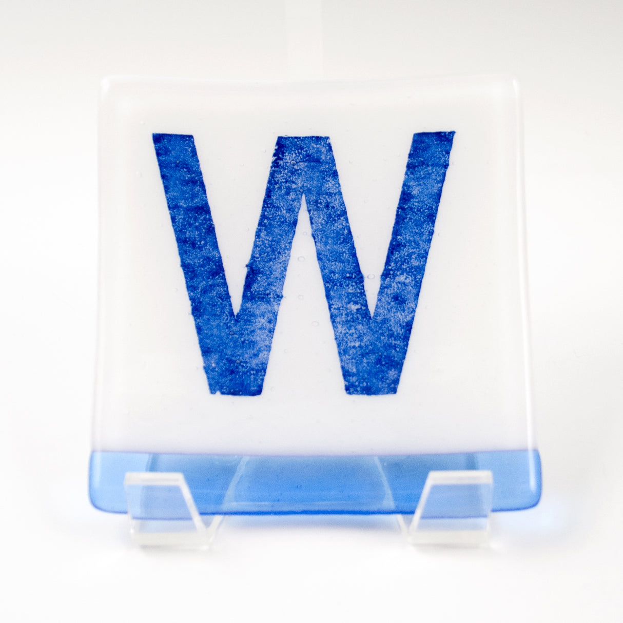 Chicago W F4.5" Handmade Fused Glass Catch-all Dish